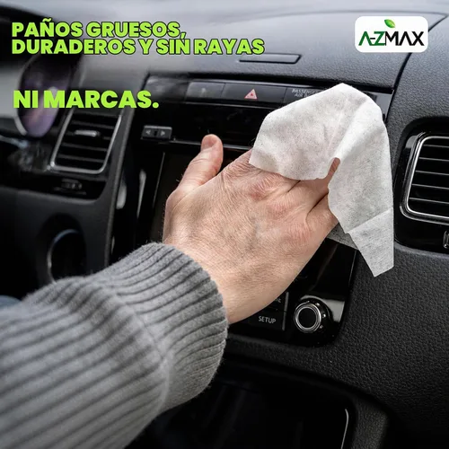 Vista 5 de A-Z Max Toallitas de limpieza multiusos, extragruesas, 7 x 7 pulgadas