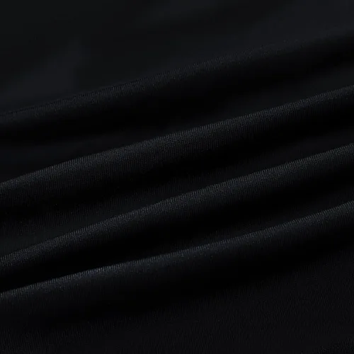 Vista 8 de NEWISHER Mantel redondo ajustable de elastano elástico negro con bordes elásticos para comedor, picnic y patio, 48 pulgadas