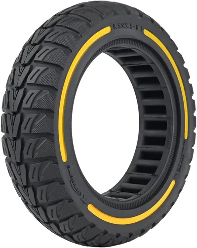 Vista 14 de Reemplazo de neumático sólido todoterreno de 9.5 x 2.5-6.1 para NIU KQi3 Pro/Max/Sport Scooter - Sin pinchazos, mantenimiento sin complicaciones