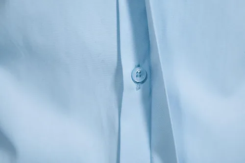 Vista 4 de VANCOOG Camisas de vestir de manga larga con cuello de banda para hombre (cuello mandarina)