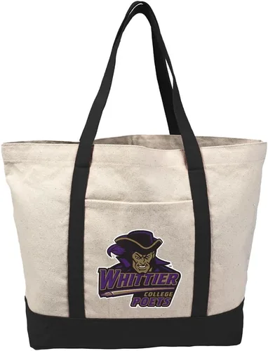 Vista 188 de Campus Lab Bolsa de lona con logotipo primario colegiado con bolsillo externo, bolsa de hombro reutilizable para ir de compras, playa Águilas A&m