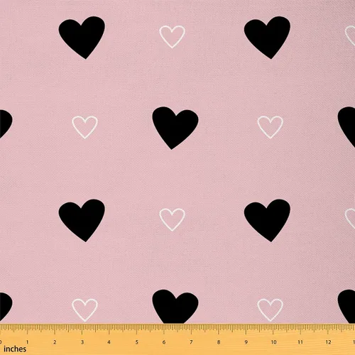 Vista 35 de The Yard - Tela Kawaii – Tapicería decorativa de fresa roja para mujeres, niñas y niños – Lindo arte impermeable para exteriores – 1 yarda, rosa