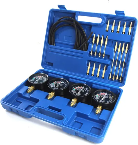 Vista 9 de Kit de herramientas de sincronización de carburador de motocicleta, equilibrador de vacío de combustible universal, sincronizador de carburador