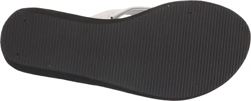 Vista 4 de NINE WEST Sandalias de cuña Spins para mujer, Blanco