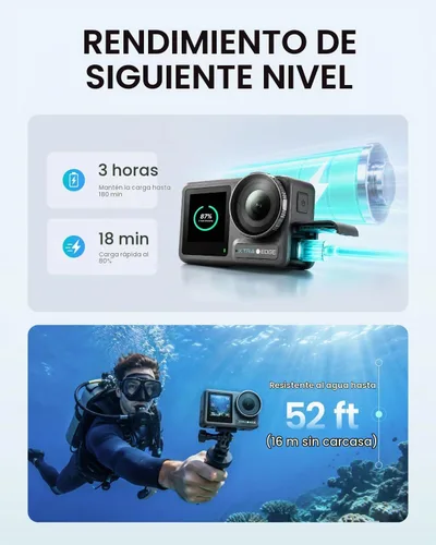 Vista 6 de Paquete de batería doble, sensor de 1/1.3" y video