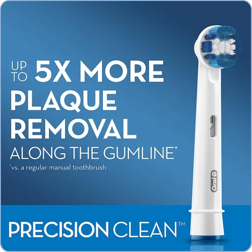 Vista 5 de Oral-B Precision Clean - Juego de 2 cabezales de cepillo de dientes eléctrico Oral-B