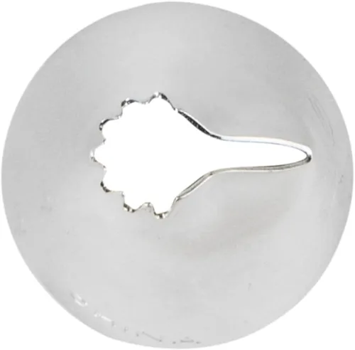 Vista 6 de Restaurantware Pastry Tek - Punta de pastelería reutilizable con volantes, punta de pastelería de acero inoxidable #86, resistente a