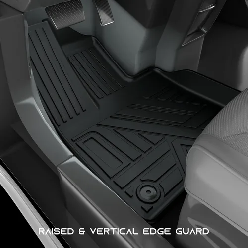 Vista 6 de ASLONG Alfombrillas de automóvil de 5 asientos para Toyota RAV4 2019, 2020, 2021, 2022 2023, forro de primera y 2ª fila, juego completo delantero