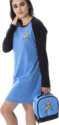 Vista 2 de Star Trek The Original Series Spock - Bolsa de almuerzo aislada con doble compartimento con logotipo de oficial científico, 10 pulgadas