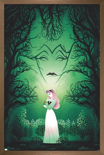 Vista 15 de Trends International Disney Princess - Póster de pared de La Bella Durmiente - Good vs Evil de 14.725 x 22.375 pulgadas, versión enmarcada de madera