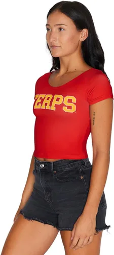 Vista 155 de Lojobands Camiseta corta ajustada para mujer, hecha en Estados Unidos, talla única