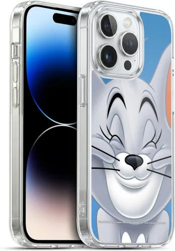 Vista 81 de Head Case Designs Funda de gel de cara completa con licencia oficial de Tom y Jerry Jerry [protección de grado militar] compatible con Apple iPhone