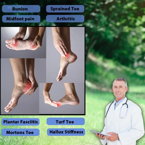 Vista 3 de Plantilla de fibra de carbono, 1 par, inserto ortopédico rígido para zapatos de césped, artritis de pies, hallux Rigidus, inserto rígido