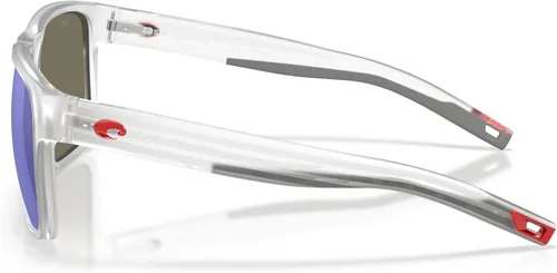 Vista 26 de Costa Man - Gafas de sol con montura negra mate, lentes de espejo verde, 2.323 in