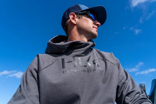 Vista 7 de Huk Icon X - Sudadera con capucha para hombre, manga larga, protección solar UPF 30+