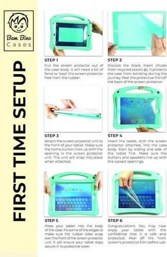 Vista 9 de Bam Bino Space Suit Kids - Funda para iPad Pro de 12.9 pulgadas, modelos de 3ª/4ª/5ª/6ª generación (2018-2022)