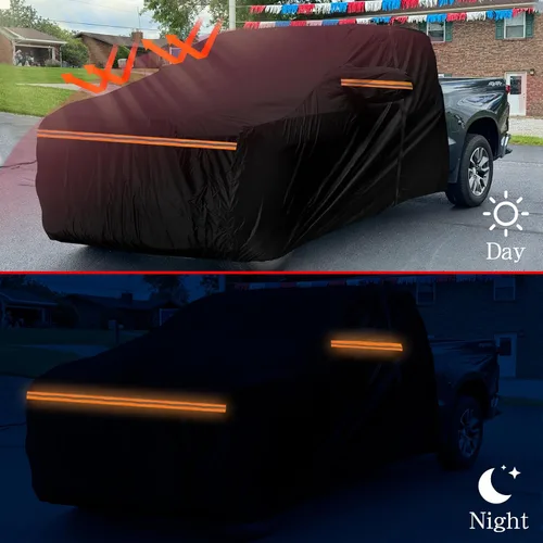 Vista 12 de Cubierta impermeable para cabina de camión reemplazar la serie F/Silverado/Ram CrewCab 2 puertas