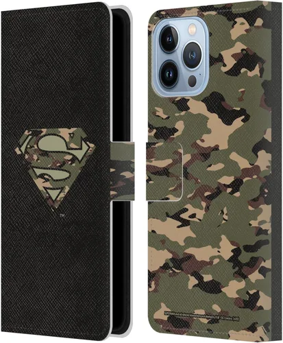 Vista 109 de Head Case Designs Funda de piel con licencia oficial de Superman DC Comics con logotipos negros y rojos compatible con Apple iPhone 11