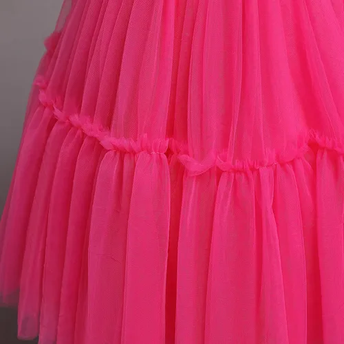 Vista 5 de HNXDYY Baby Girl Tulle Dress Baby Birthday Party Dress Tutu Dresses for Toddler Girls