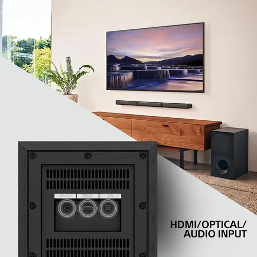 Vista 5 de Sony HT-S40R Sistema de Barra de Sonido de Cine en Casa 5.1ch, negro