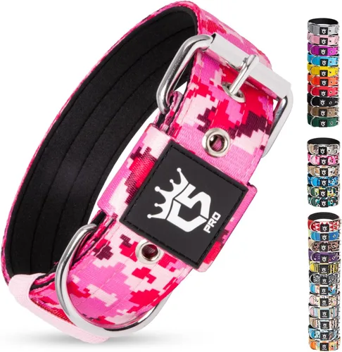 Vista 7 de TSPRO Collar Táctico para Perro de 1.25 Pulgadas de Ancho Collares Gruesos para Perro con Hebilla de Metal de Servicio Pesado, Duradero, Fuerte