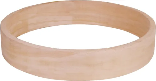 Vista 4 de Aros de Tambor Chamánicos Nativos Marcos de Madera de Cedro (10 pulgadas)