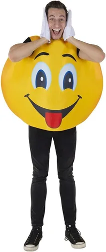 Vista 3 de Dress Up America Disfraz de emoticono sonriente