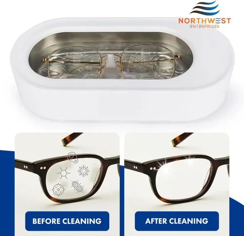 Vista 4 de NORTHWEST ENTERPRISES Solución de limpiador ultrasónico de gafas. Limpiador de gafas ultrasónico concentrado para uso en máquinas sónicas