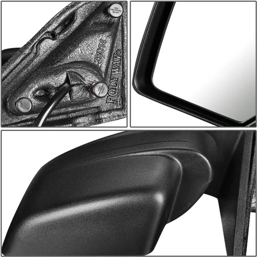 Vista 3 de DNA Motoring OEM-MR-CH1320337 Espejo de ajuste accionado estilo fábrica con vidrio calentado lado izquierdo compatible con 10-16 Patriot