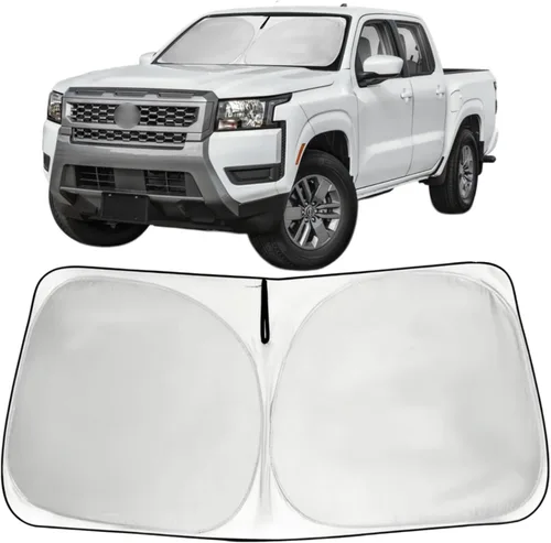 Vista 32 de Parasol para parabrisas, 4 capas, parasol para ventana delantera, bloquea los rayos UV, mantiene el automóvil más fresco