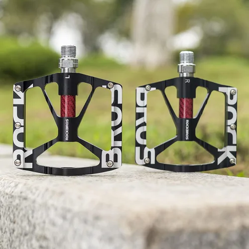 Vista 6 de ROCKBROS Pedales de bicicleta de montaña Pedales MTB CNC antideslizante ligero aleación de aluminio Pedales de bicicleta rodamientos sellados