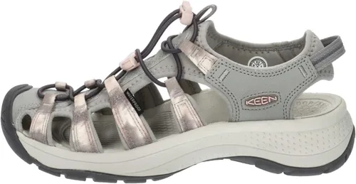 Vista 2 de KEEN Astoria West - Sandalias deportivas con puntera cerrada para mujer, Negro Gris