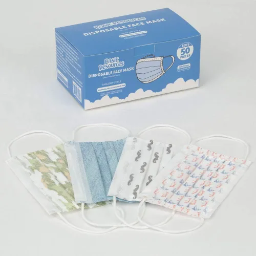Vista 2 de Mascarilla desechable para niños de un solo uso (paquete de 50)