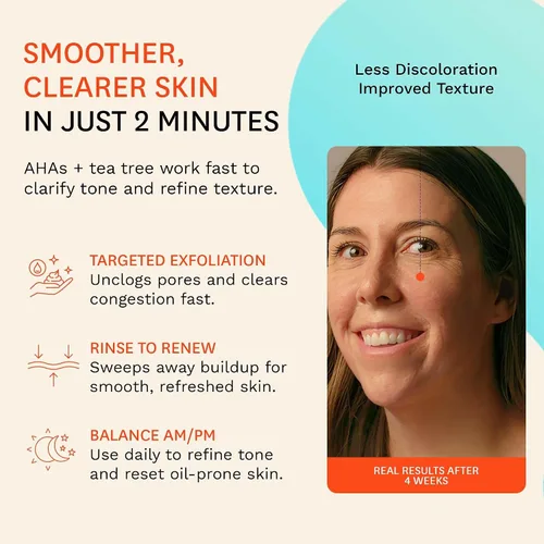 Vista 6 de Fig.1 Limpiador facial hidratante para mujeres Lavado facial suave con glicerina y escualano Fórmula no seca y sin fragancia para pieles