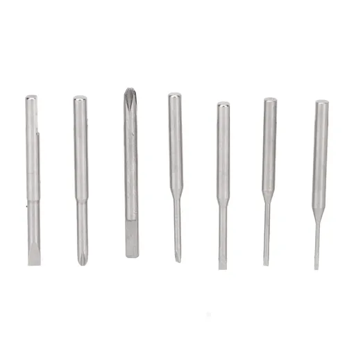 Vista 9 de Kit de destornilladores de reloj de acero inoxidable, juego de destornilladores profesionales, destornilladores de acero inoxidable
