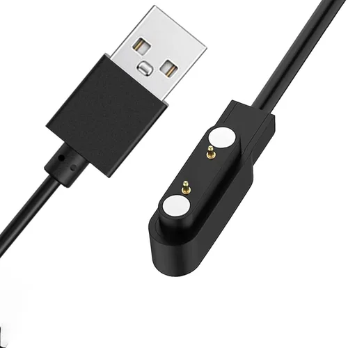 Vista 2 de Compatible con cargador de reloj inteligente ROHS, cable de carga USB magnético de 25.0 ft para relojes inteligentes con certificación ROHS/CE