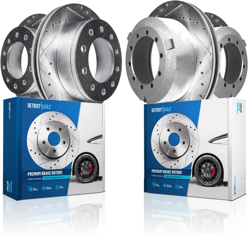 Vista 21 de Detroit Axle - Rotores de freno traseros para Toyota GR Supra BMW 230i 330e 330i 430i 530i 530i 530e 540d 540i xDrive X3 X4 Z4, rotores de freno