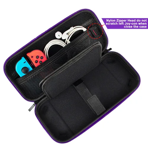 Vista 11 de daydayup Switch Carrying Case Compatible with Nintendo Switch 2, with 24 Games Cartridges Protective Hard Shell Travel Carrying Case Pouch for
