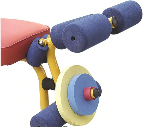 Vista 4 de Kids Fun And Fitness - Juego de mancuernas ajustables, juego de banco de pesas ajustable, adecuado para niños de 6 a 9 años en jardín de infantes