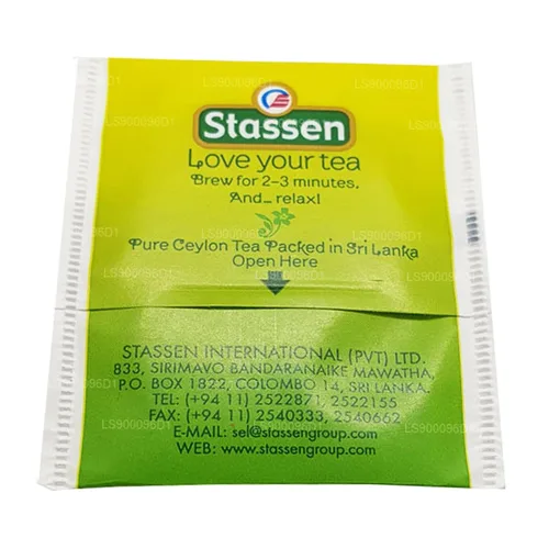 Vista 2 de Stassen Pure té verde de jazmín, 100 bolsas de té