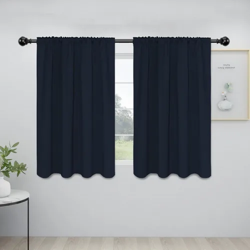 Vista 98 de Easy-Going - Cortinas opacas con bolsillo para varilla para dormitorio, cortinas de ventana para oscurecer la habitación para sala de estar