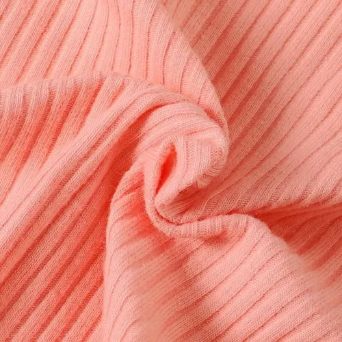 Vista 7 de Conjunto de ropa para bebé recién nacida, conjunto de trajes de niña con volantes y diadema 3 piezas de verano