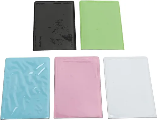 Vista 8 de Portarretratos magnéticos, 5 unidades, marcos magnéticos de PP, funda de fotos de 3 pulgadas, para decoración del refrigerador del hogar, para fotos