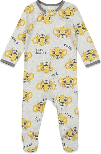 Vista 3 de Disney Winnie the Pooh Lion King Monsters Inc. Pixar Toy Story Baby Paquete de 2 overoles Sleep N' Play para recién nacidos hasta niños pequeños