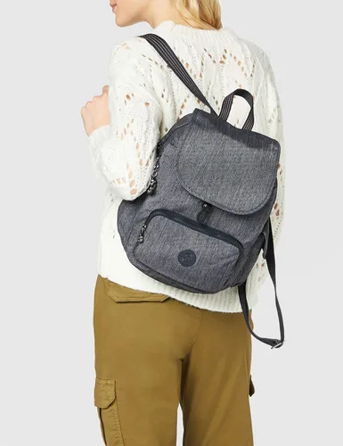 Vista 2 de Kipling Mochilas tipo mochila para mujer, Azul (Active Denim)., talla única