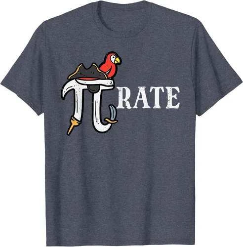 Vista 3 de Pirate Pi Funny Math Pie Halloween Disfraz Maestro Hombres Mujeres Camiseta Asphalt Grey