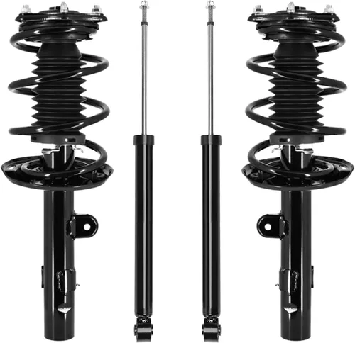 Vista 146 de Detroit Axle - Puntales y Amortiguadores para Chevy Traverse Buick Enclave GMC Acadia Saturn Outlook 2007-2012, 2 puntales delanteros con resorte