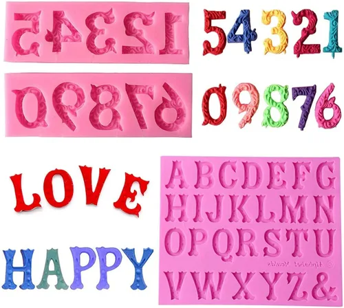 Vista 13 de OBTANIM Molde de silicona para fondant, 21 cavidades, rosa, flor, pastel, cupcake, decoración superior, molde para chocolate, caramelo hecho a mano