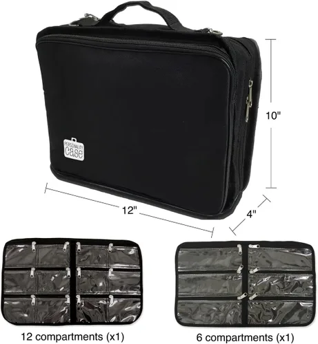 Vista 4 de Crafter 's de bolsa, Negro (12 x 15in) – bag2