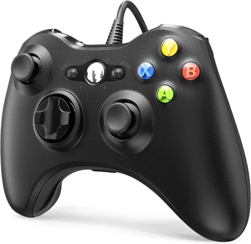 Vista 7 de YAEYE Wired Controller for Xbox 360 Game Controller for 360 with Dual-Vibration Turbo Compatible with Xbox 360360 Slim and PC Windows 781011